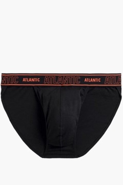 Slipy tanga męskie Atlantic MP-1579 czarne [Rozmiar 2XL]