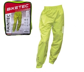 БРЮКИ BIKETEC ДОЖДЕВЫЕ ЦВЕТ ЖЕЛТЫЙ ФЛУО РАЗМЕР M