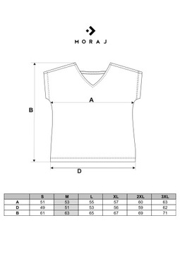 Elegancka BLUZKA DAMSKA Dekolt w Serek ZEBRA Modny Tył Bawełniana 2XL