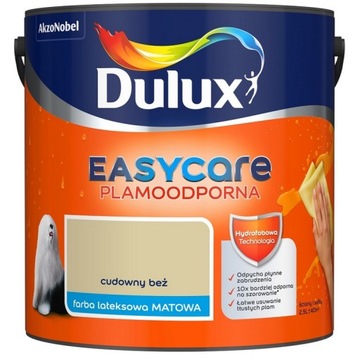 FARBA DULUX EASY CARE- cudowny beż, 2.5l