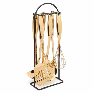 Zestaw przyborów kuchennych Starke Pro Gold 7 el.