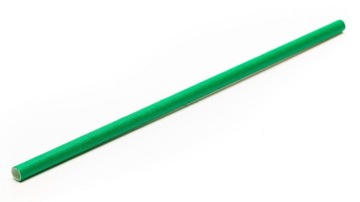 Słomki Papierowe zielona trawka 200x6 mm box (50 sztuk)