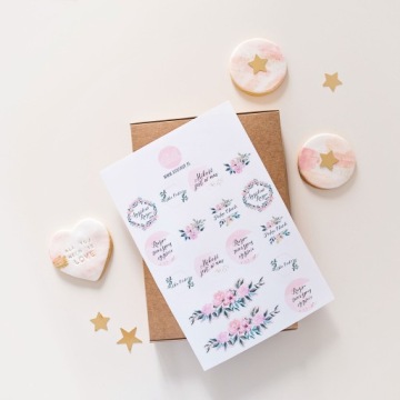 Набор свадебных наклеек