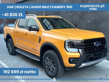 Ford Ranger VI Podwójna kabina 2.0 EcoBlue BI-TURBO 205KM 2025 FORD Ranger Wildtrak 4x4 A10 2.0 205KM