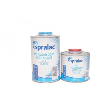 SPRALAC Lakier bezbarwny MS 1,5L KPL FAST PROMOCJA