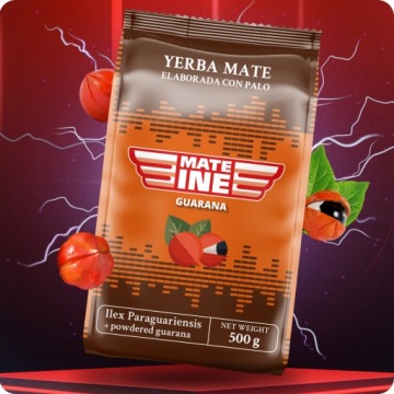 Yerba Mate MATEINE ENERGIA Гуарана Mega Double POWER 500г 0,5 кг
