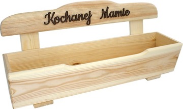 ELEGANCJA DONICZKA DREWNIANA Z GRAWEREM DLA KOCHANEJ MAMY DZIEŃ MATKI MAMA