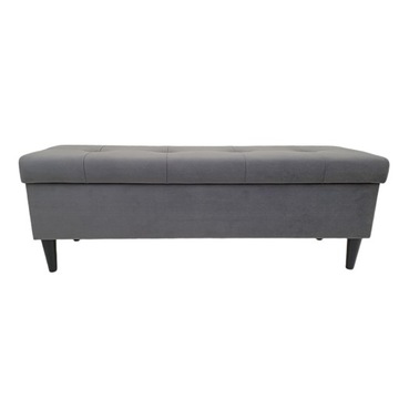pufa ze schowkiem z przeszyciami skrzynia otwierana 120cm różne kolory