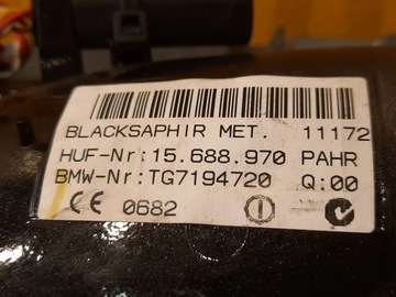 BMW 7 E65 E66 FACELIFT KLIKA ZADNÍ PRAVÁ DVEŘE 7194720 *