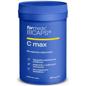 Bicaps C Max Witamina C Rutyna D3 Cynk Hesperedyna Odporność ForMeds