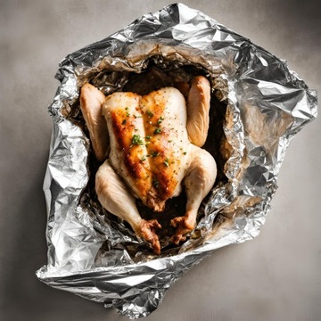 FOLIA ALUMINIOWA GRUBA SPOŻYWCZA MOCNA GASTRONOMICZNA CATERING ROLKA 20M