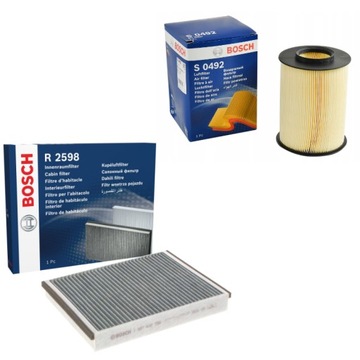 BOSCH FILTR KABINY + F 026 400 492 VZDUCHU