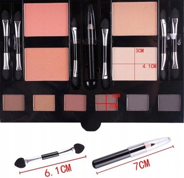 КОРОБКА С МАКИЯЖНОЙ КОСМЕТИКОЙ, НАБОР ПАЛИТРЫ