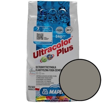 Fuga Ultracolor Plus 5 kg kolor 113 szary MAPEI
