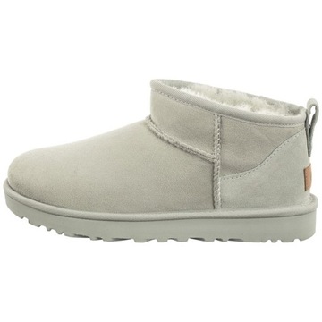 Buty Botki Zimowe Damskie UGG W Classic Ultra Mini 1116109 Szare