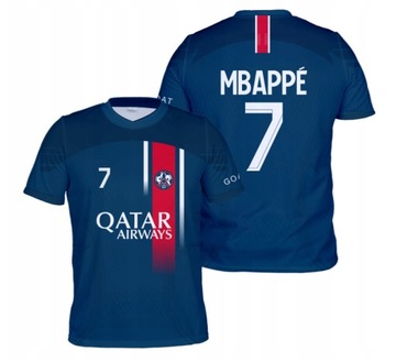 MBAPPE PSG Paris Klubowa Sportowa Koszulka Piłkarska r. 164 cm (M)