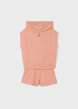 MAYORAL 6838 KOMPLET DRES KAMIZELKA SZORTY r.167