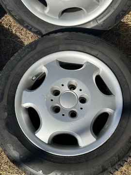 KOLA RÁFKY HLINÍK 5X112 15 PALCŮ 195/65R15 MERCEDES A C E SKODA AUDI