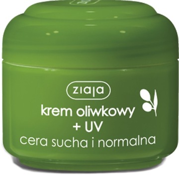ZIAJA krem oliwkowy + UV skóra sucha normalna 50ml