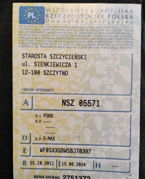 Ford S-Max I Van Facelifting 2.2 Duratorq TDCi DPF 200KM 2011 Ford S-Max 2011r, 2.2 TDCI. AUTOMAT. Lekko uszkodzony lewy przod. 2.2, zdjęcie 27