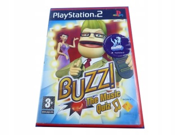 BUZZ! THE MUSIC QUIZ płyta bdb+ komplet PS2