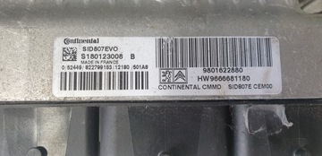 CITROEN DS4 1.6 EHDI JEDNOTKA ŘÍZENÍ MOTORU 9801622880