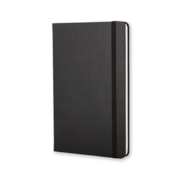 Блокнот Moleskine Classic L, гладкая, твердая обложка.