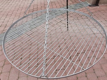 НЕРЖАВЕЮЩАЯ РЕШЕТКА 80 СМ САДОВЫЙ ГРИЛЬ И КАЧЕСТВО