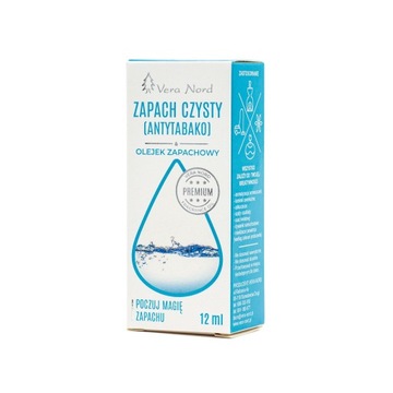 Olejek zapachowy 12 ml zapach czysty (antytabako)