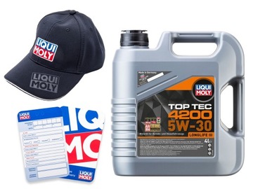 OLEJ LIQUI MOLY TOPTEC 4200 5W30 4L + GRATIS