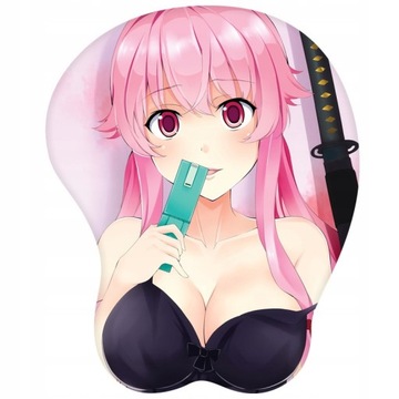 3d piękno anime nadgarstek podkładka pod mysz