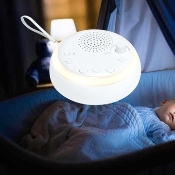 Машина с белым шумом. Простота в использовании. 3 режима таймера. 16 успокаивающих звуков для офиса.