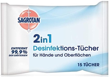 Chusteczki nawilżane Sagrotan mokre chusteczki czyszczące