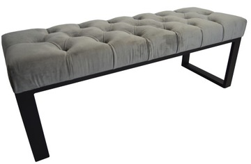 Ławka siedzisko pufa LOFT 80 cm INDUSTRIAL PABLO 5