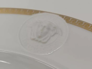 TALERZ ROSENTHAL VERSACE MEDAILLON MEANDRE D'OR OPAKOWANIE JAK NOWY