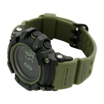 ZEGAREK TAKTYCZNY WOJSKOWY M-Tac ADVENTURE WIELOFUNKCYJNY BLACK/OLIVE