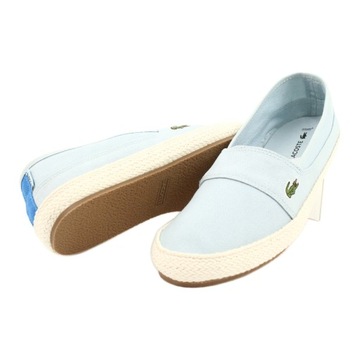 Niebieskie Tkanina Buty Espadryle Lacoste r.36