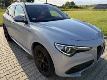 Alfa Romeo Stelvio SUV Facelifting 2.0 Turbo 280KM 2021 ALFA ROMEO STELVIO 280KM Veloce | MoonlightPearl | Polski Salon | Gwarancja, zdjęcie 5