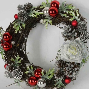 Wianek Boże Narodzenie Stroik Dekoracja Świąteczna