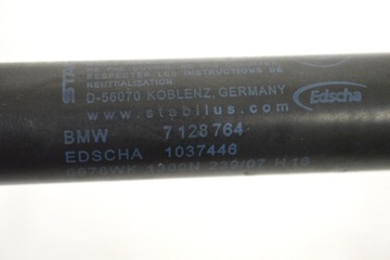 BMW 3 E93 320I 2007 RHD LEVÝ STRANA KRYT KUFRU VZPĚRA/TLAKOVAČ PLYNOVÝ