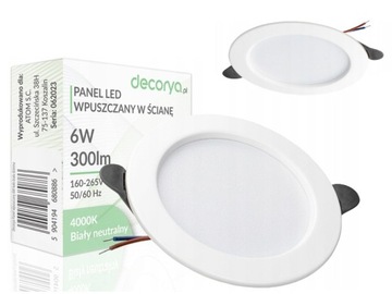 Płaska Lampka Halogen SLIM 6W Sufit Podwieszany
