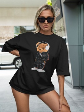 ФУТБОЛКА OVERSIZE СВОБОДНОЕ ПЛАТЬЕ BEAR TEDDY BASIC СВОБОДНОЕ ПЛАТЬЕ XXXL КАЧЕСТВО