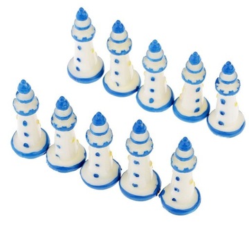 Модель миниатюрного белого фонаря из смолы