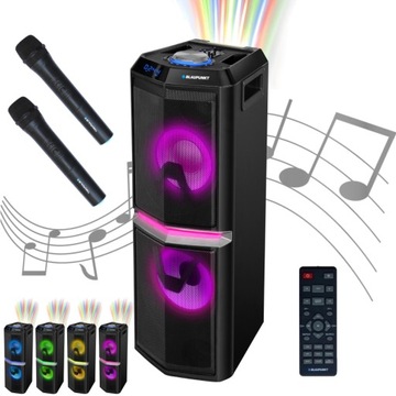 Kolumna Aktywna BLAUPUNKT PS10DB Bluetooth KARAOKE