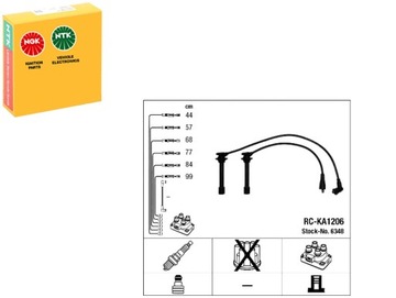 NGK SADA PŘÍVODŮ ZAPALOVACÍ KIA CARNIVAL I CA