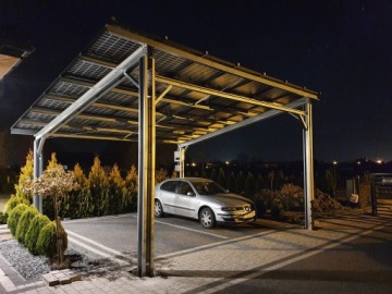 Навес для машины с фотогальваникой 9,45 кВт Производитель VV Energy Storage Wallbox