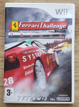 Ferrarri Challenge Deluxe wyścigi gra prezent Nintendo Wii