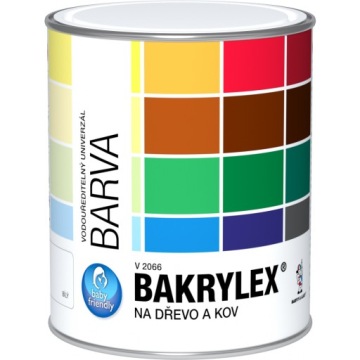 Краска BAKRYLEX универсальная детская БЛЕСК 0,7 ЧЕРНАЯ