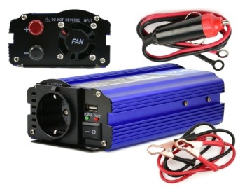 Měnič Napětí Proudu 24 V 230 V 300 W 600 W Sinus