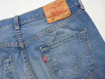 87 ___LEVI'S 501___ SPODNIE JEANSY MĘSKIE W31/L34